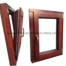 Solid Wooden Window with Low-E Glass/Tinted Glass/Coating Glass